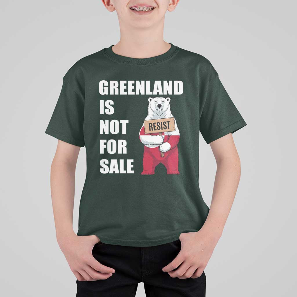 Greenland Not For Sale T Shirt For Kid Anti Authoritarian Political Gag Gift