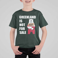 Greenland Not For Sale T Shirt For Kid Anti Authoritarian Political Gag Gift