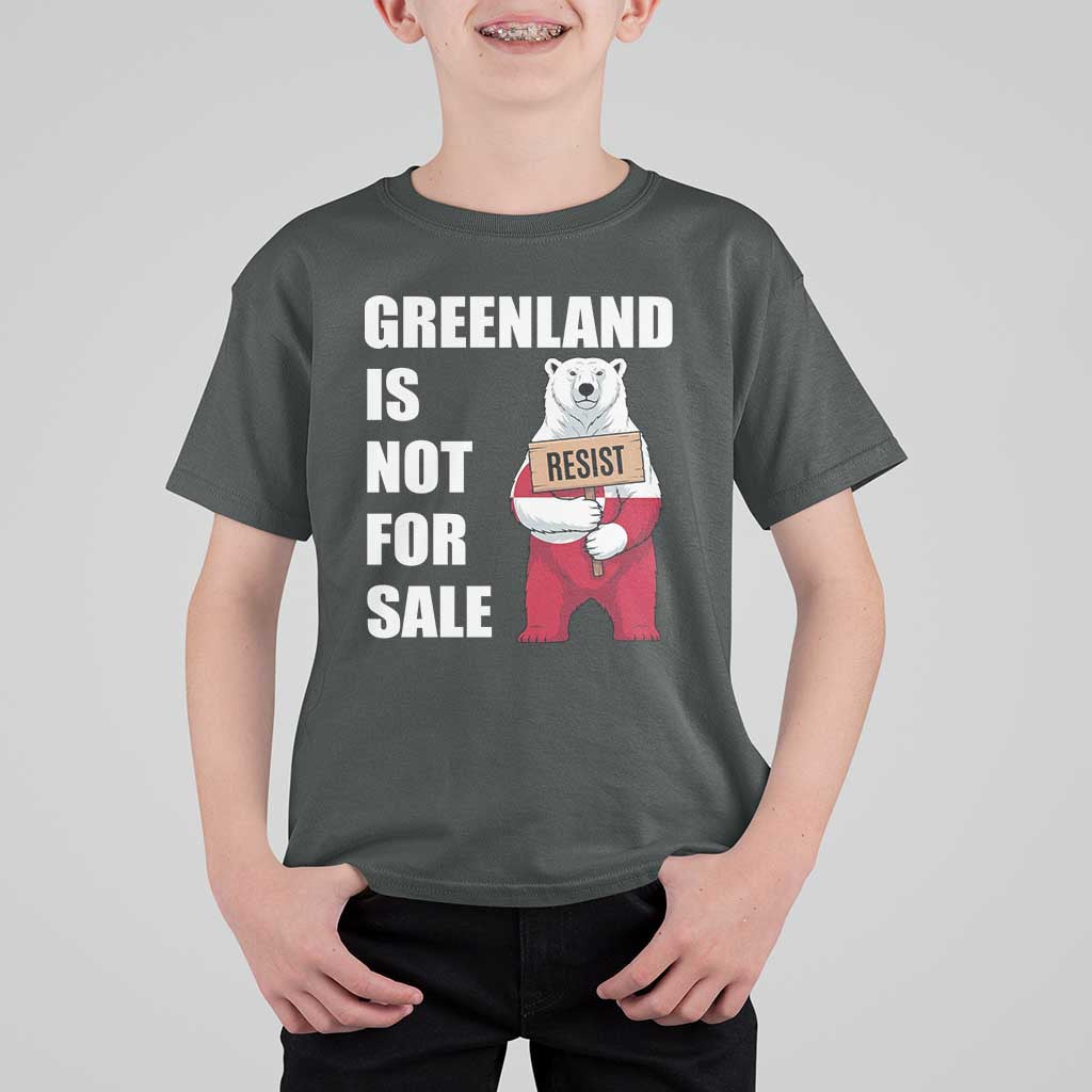 Greenland Not For Sale T Shirt For Kid Anti Authoritarian Political Gag Gift