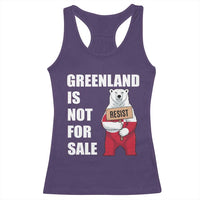 Greenland Not For Sale Racerback Tank Top Anti Authoritarian Political Gag Gift