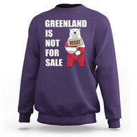 Greenland Not For Sale Sweatshirt Anti Authoritarian Political Gag Gift