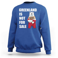 Greenland Not For Sale Sweatshirt Anti Authoritarian Political Gag Gift