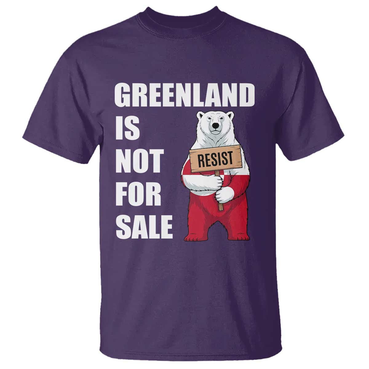 Greenland Not For Sale T Shirt Anti Authoritarian Political Gag Gift