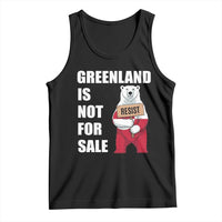 Greenland Not For Sale Tank Top Anti Authoritarian Political Gag Gift