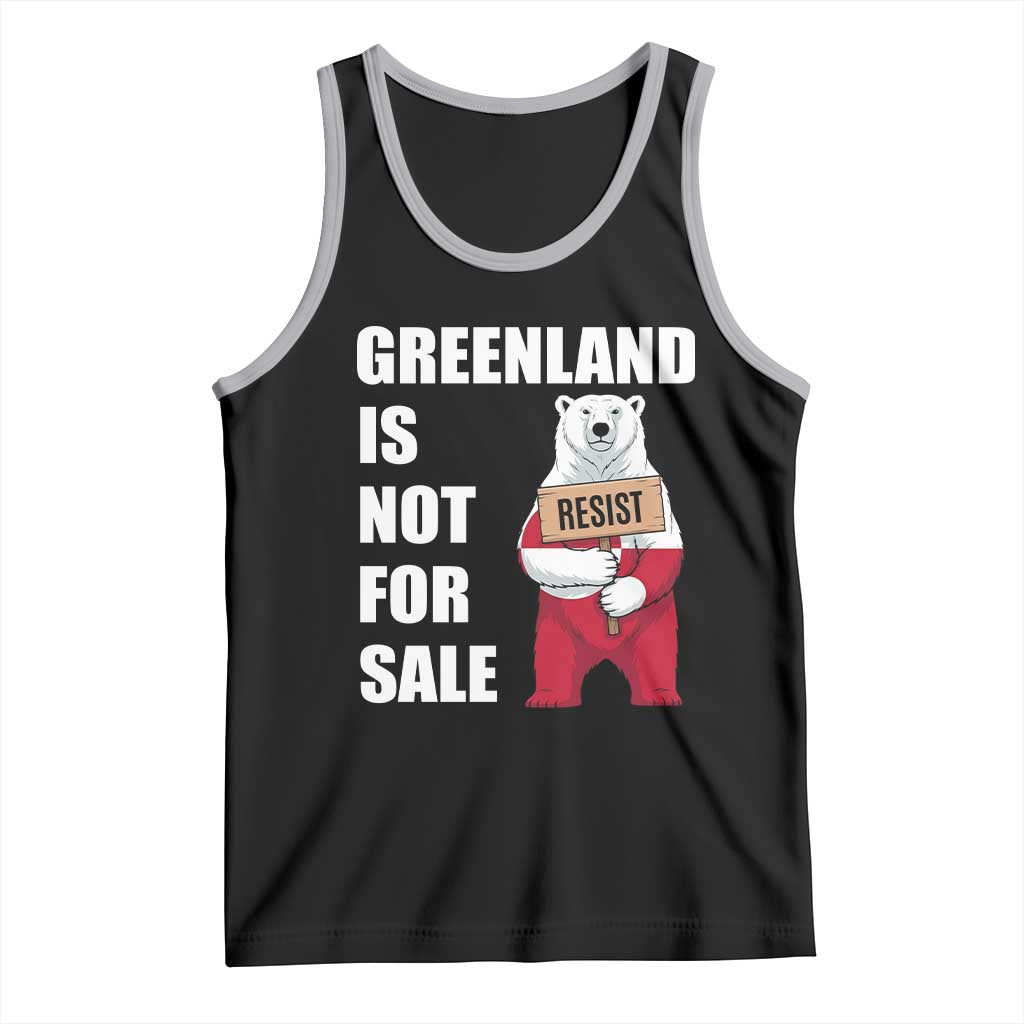 Greenland Not For Sale Tank Top Anti Authoritarian Political Gag Gift