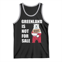 Greenland Not For Sale Tank Top Anti Authoritarian Political Gag Gift