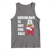 Greenland Not For Sale Tank Top Anti Authoritarian Political Gag Gift