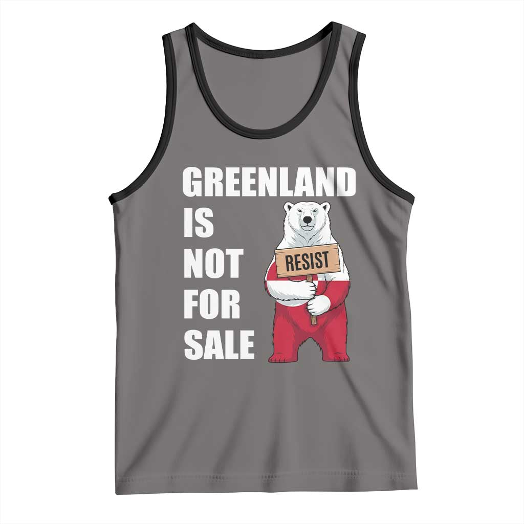 Greenland Not For Sale Tank Top Anti Authoritarian Political Gag Gift