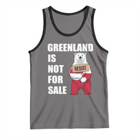Greenland Not For Sale Tank Top Anti Authoritarian Political Gag Gift