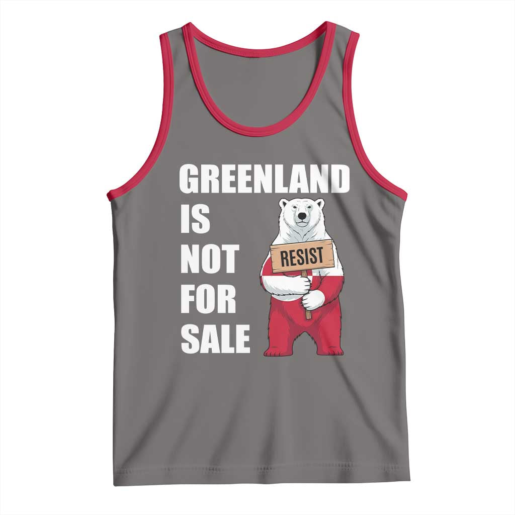 Greenland Not For Sale Tank Top Anti Authoritarian Political Gag Gift