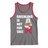 Greenland Not For Sale Tank Top Anti Authoritarian Political Gag Gift
