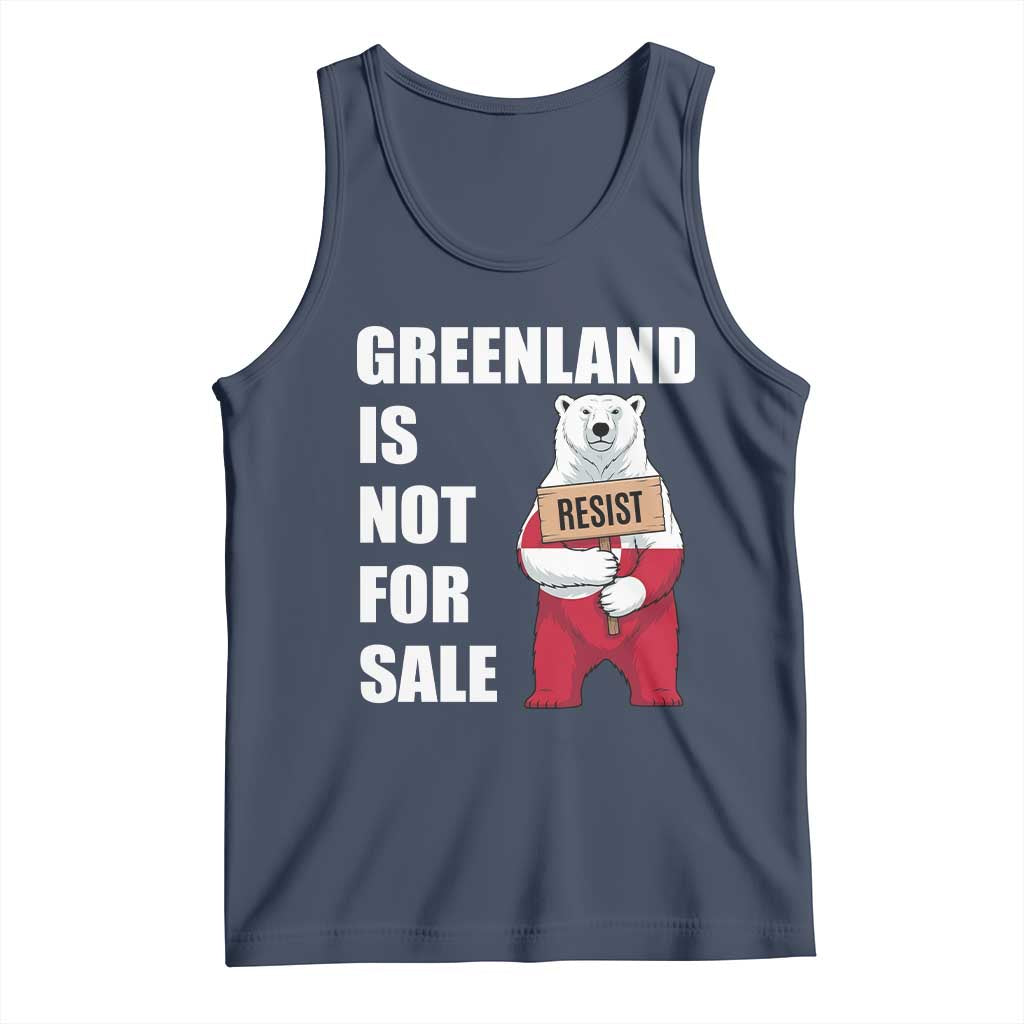 Greenland Not For Sale Tank Top Anti Authoritarian Political Gag Gift