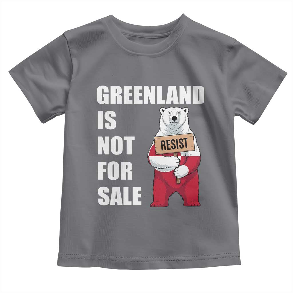 Greenland Not For Sale Toddler T Shirt Anti Authoritarian Political Gag Gift