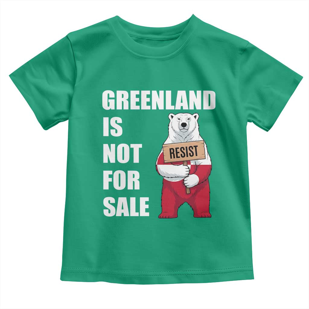 Greenland Not For Sale Toddler T Shirt Anti Authoritarian Political Gag Gift