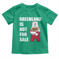 Greenland Not For Sale Toddler T Shirt Anti Authoritarian Political Gag Gift