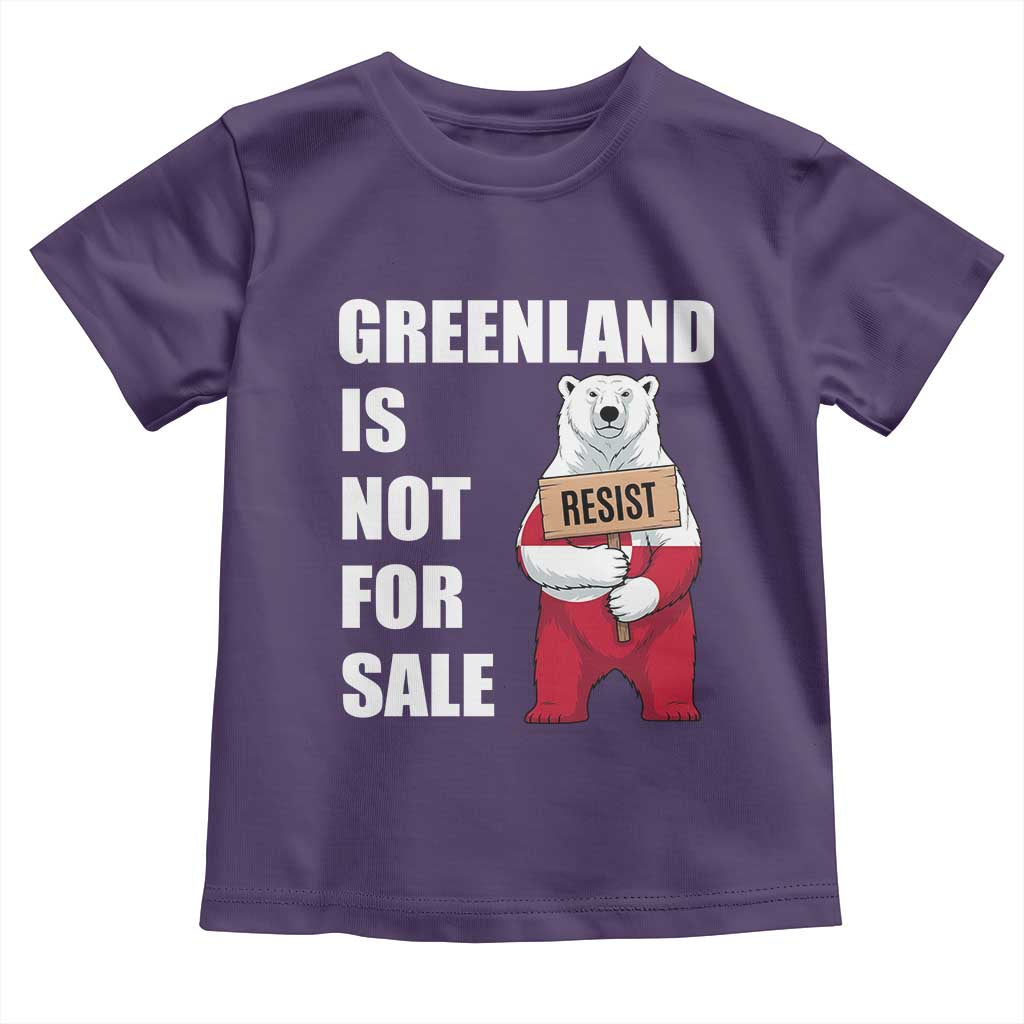Greenland Not For Sale Toddler T Shirt Anti Authoritarian Political Gag Gift
