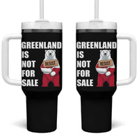 Greenland Not For Sale Tumbler With Handle Anti Authoritarian Political Gag Gift