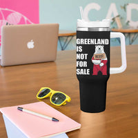Greenland Not For Sale Tumbler With Handle Anti Authoritarian Political Gag Gift