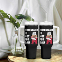 Greenland Not For Sale Tumbler With Handle Anti Authoritarian Political Gag Gift