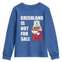 Greenland Not For Sale Youth Sweatshirt Anti Authoritarian Political Gag Gift