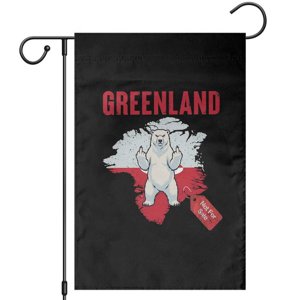 Greenland Is Not For Sale Garden Flag Support Greenlander Gift