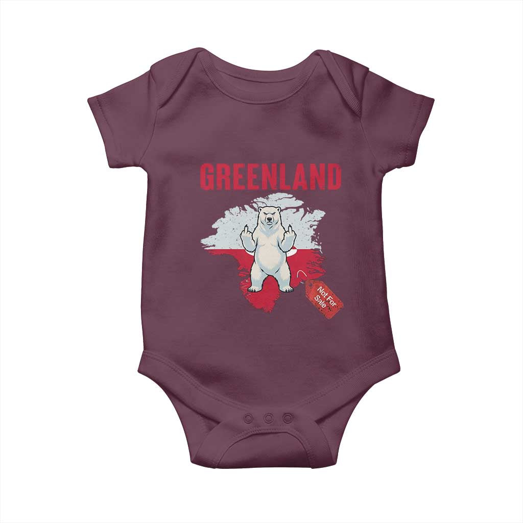 Greenland Is Not For Sale Baby Onesie Support Greenlander Gift