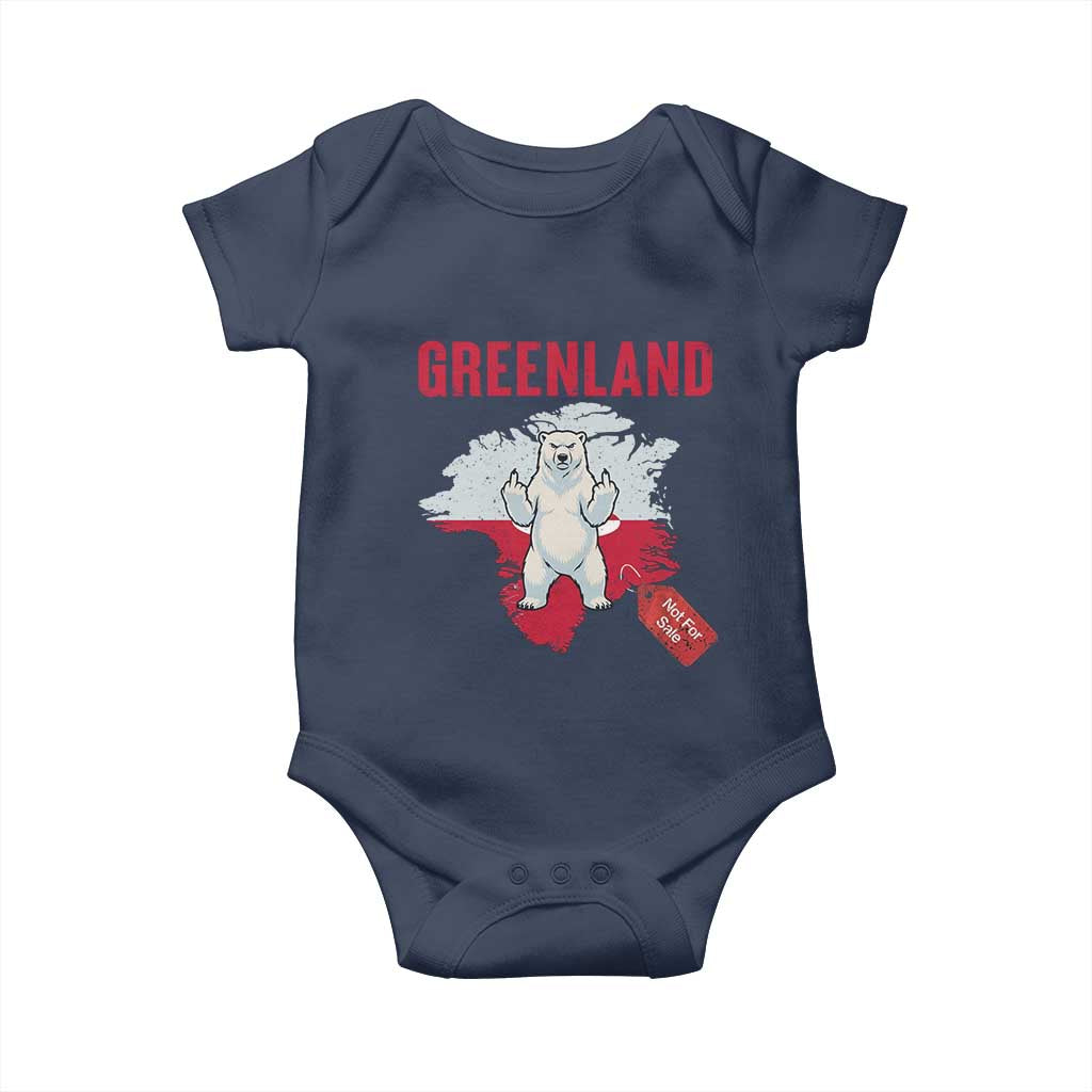 Greenland Is Not For Sale Baby Onesie Support Greenlander Gift