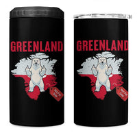 Greenland Is Not For Sale 4 in 1 Can Cooler Tumbler Support Greenlander Gift