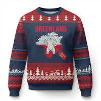 Greenland Is Not For Sale Ugly Christmas Sweater Support Greenlander Gift