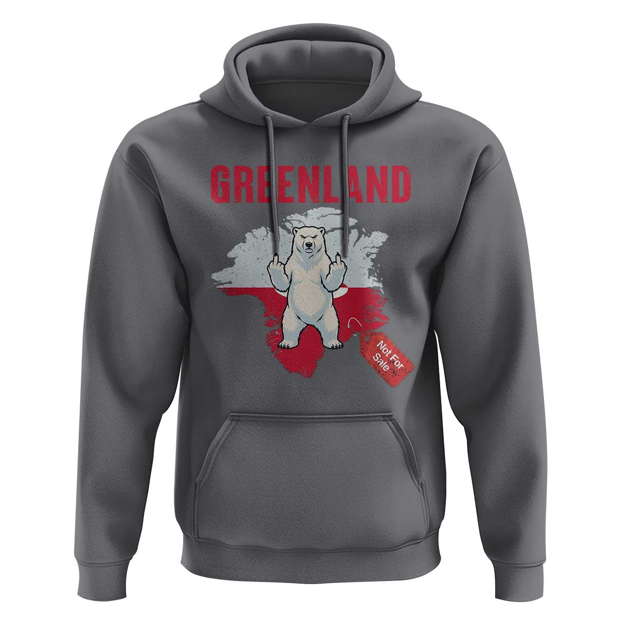 Greenland Is Not For Sale Hoodie Support Greenlander Gift