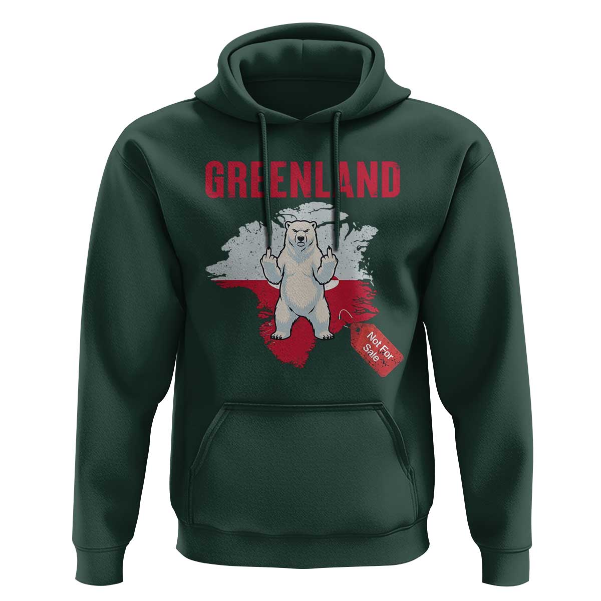 Greenland Is Not For Sale Hoodie Support Greenlander Gift