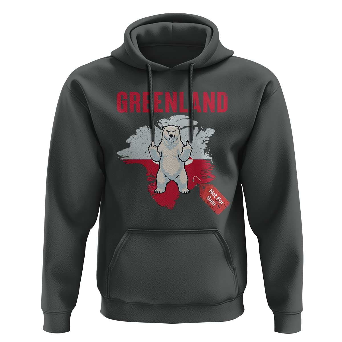 Greenland Is Not For Sale Hoodie Support Greenlander Gift