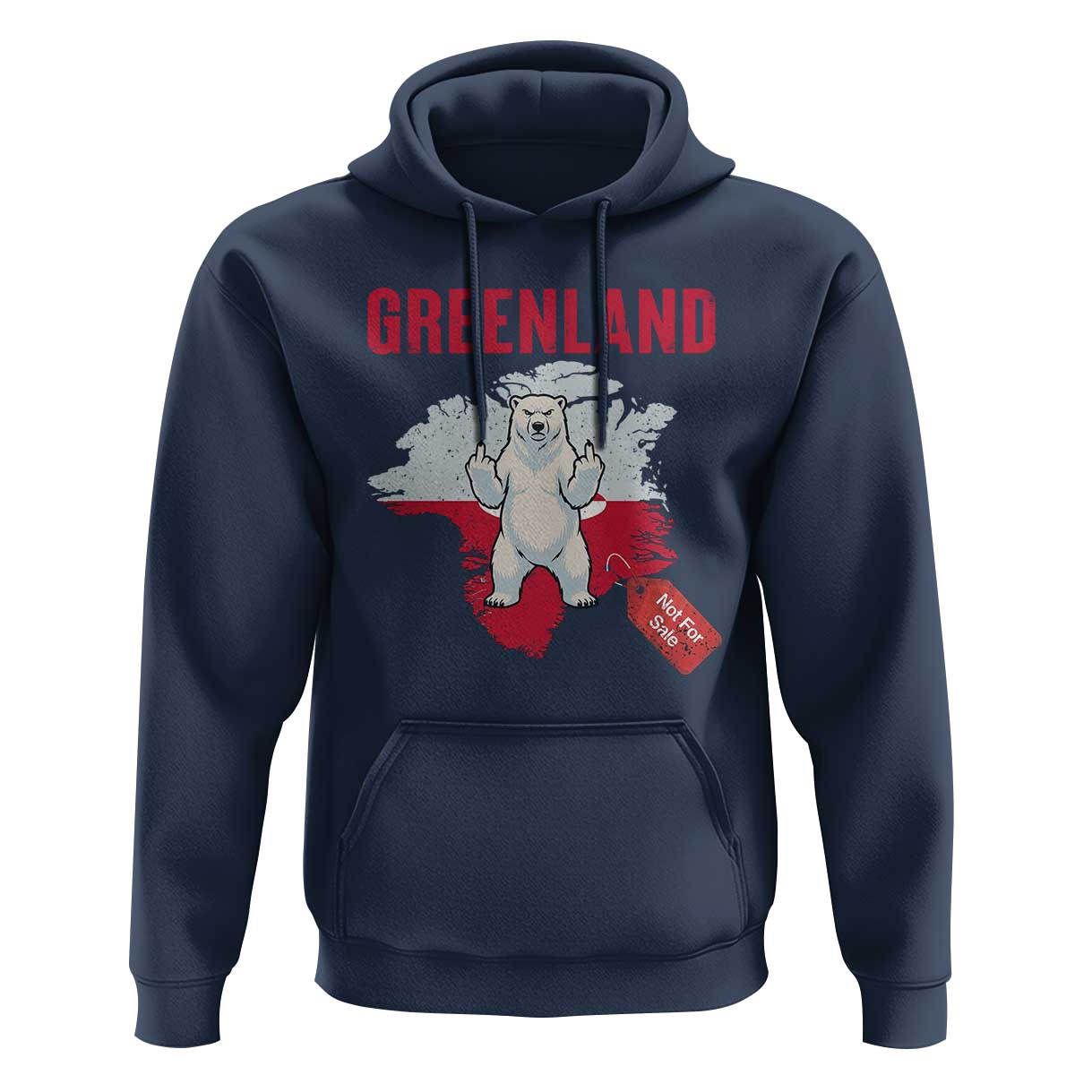 Greenland Is Not For Sale Hoodie Support Greenlander Gift