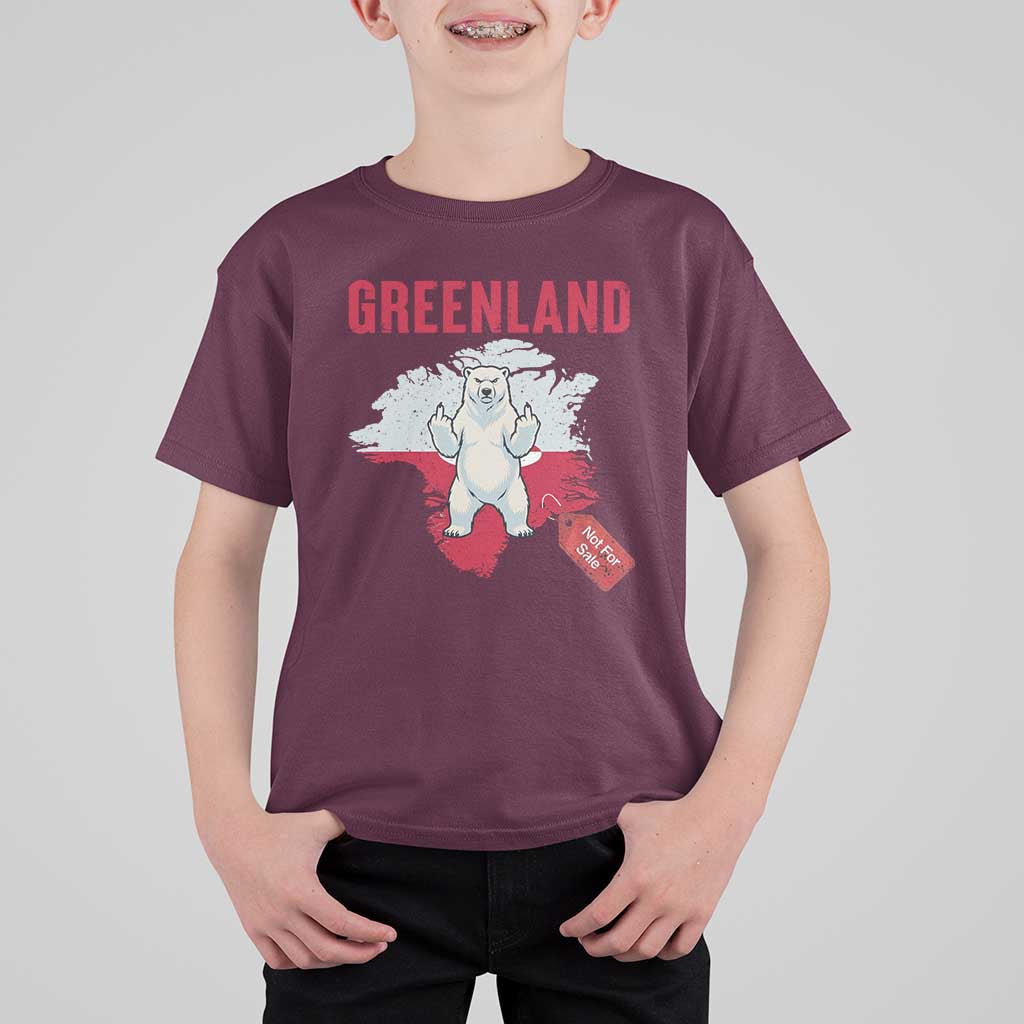 Greenland Is Not For Sale T Shirt For Kid Support Greenlander Gift