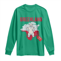 Greenland Is Not For Sale Long Sleeve Shirt Support Greenlander Gift