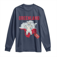 Greenland Is Not For Sale Long Sleeve Shirt Support Greenlander Gift