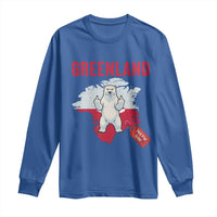 Greenland Is Not For Sale Long Sleeve Shirt Support Greenlander Gift