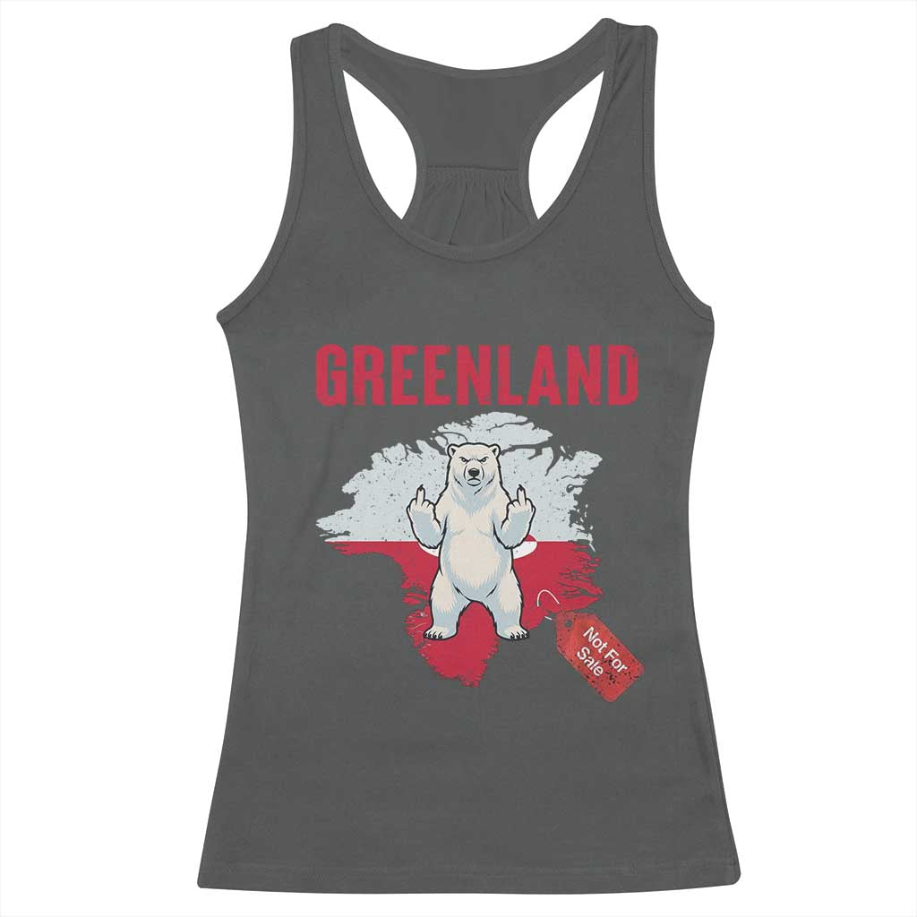 Greenland Is Not For Sale Racerback Tank Top Support Greenlander Gift