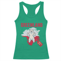 Greenland Is Not For Sale Racerback Tank Top Support Greenlander Gift