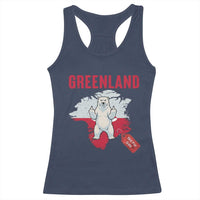 Greenland Is Not For Sale Racerback Tank Top Support Greenlander Gift