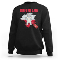 Greenland Is Not For Sale Sweatshirt Support Greenlander Gift