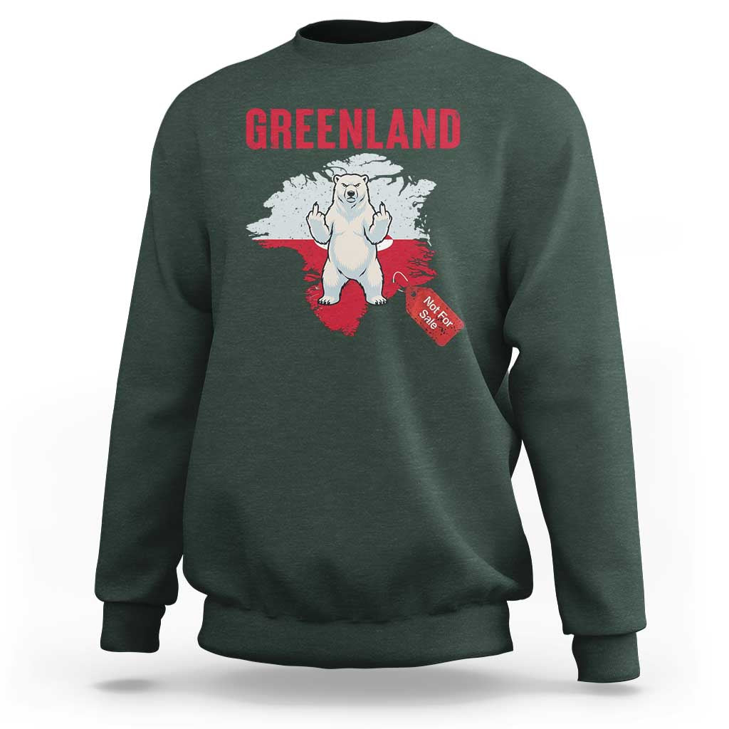 Greenland Is Not For Sale Sweatshirt Support Greenlander Gift