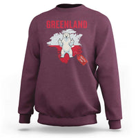 Greenland Is Not For Sale Sweatshirt Support Greenlander Gift