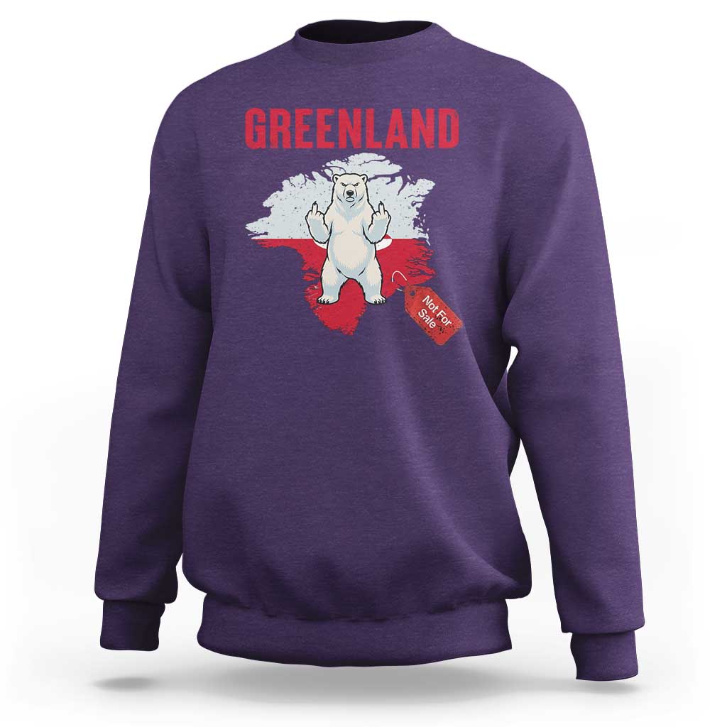 Greenland Is Not For Sale Sweatshirt Support Greenlander Gift
