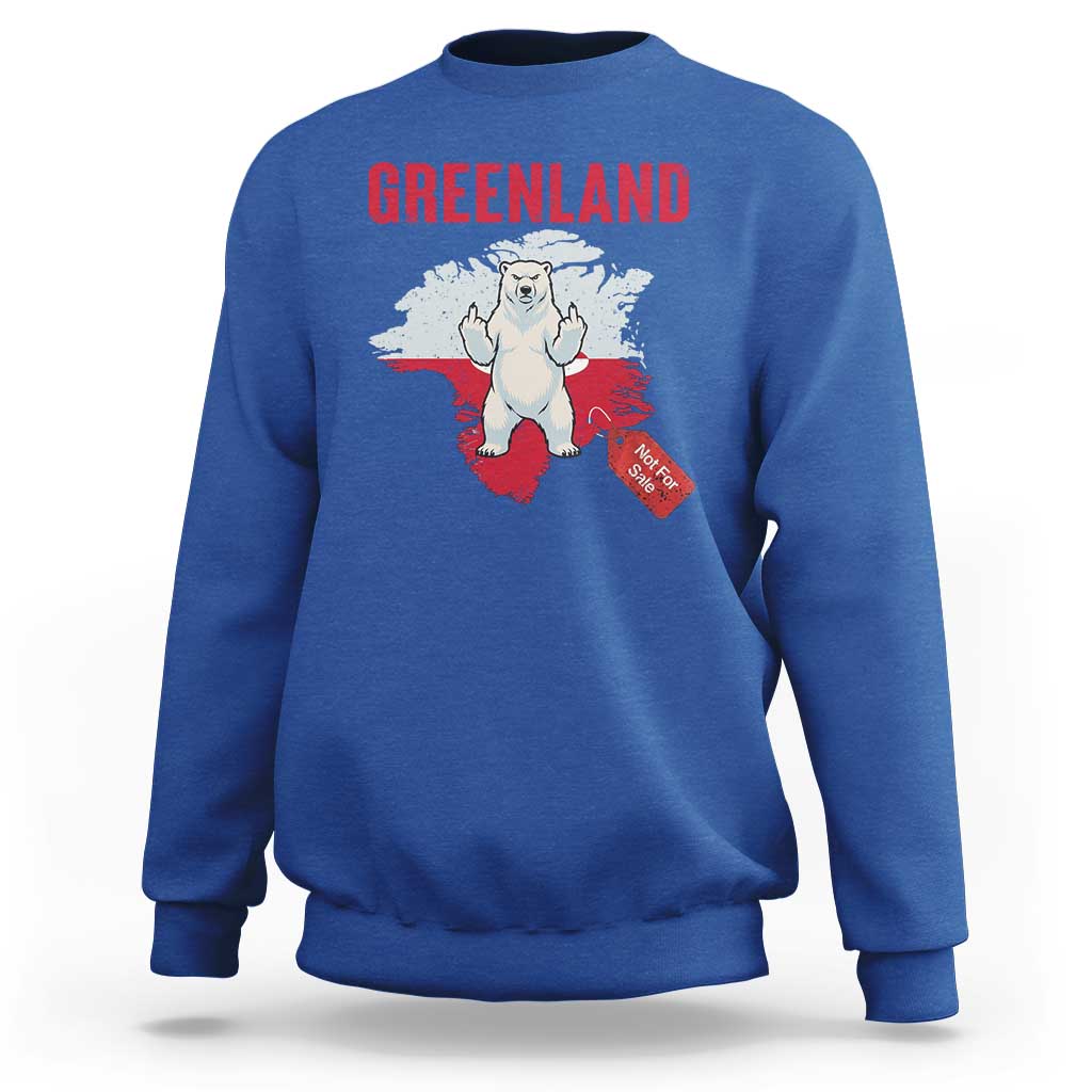 Greenland Is Not For Sale Sweatshirt Support Greenlander Gift