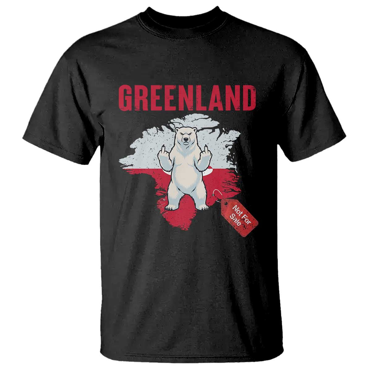 Greenland Is Not For Sale T Shirt Support Greenlander Gift