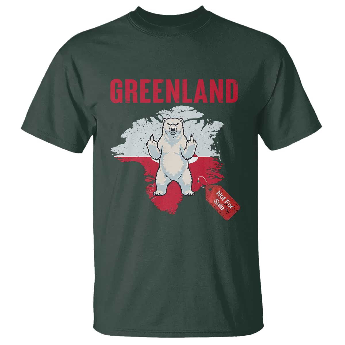 Greenland Is Not For Sale T Shirt Support Greenlander Gift