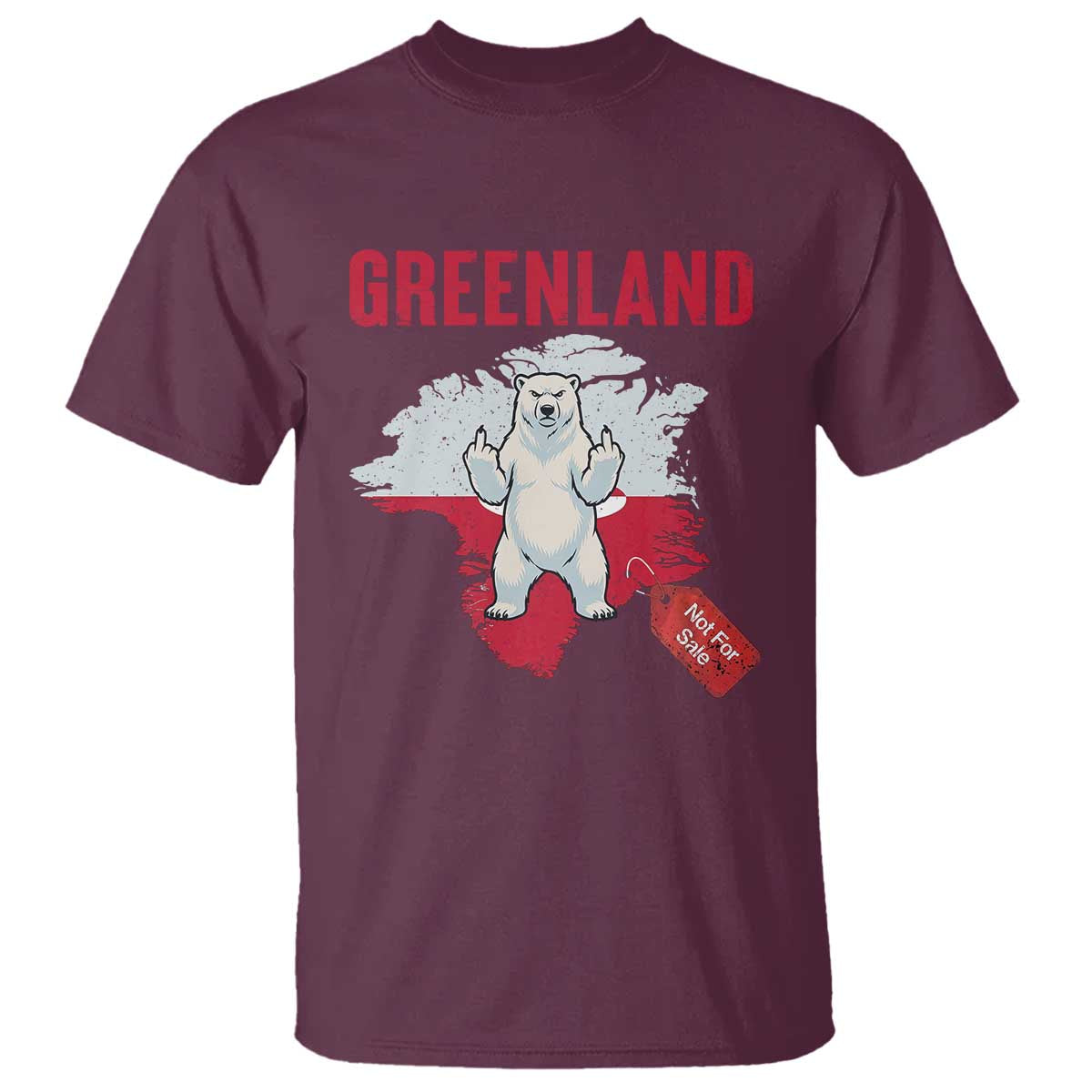Greenland Is Not For Sale T Shirt Support Greenlander Gift