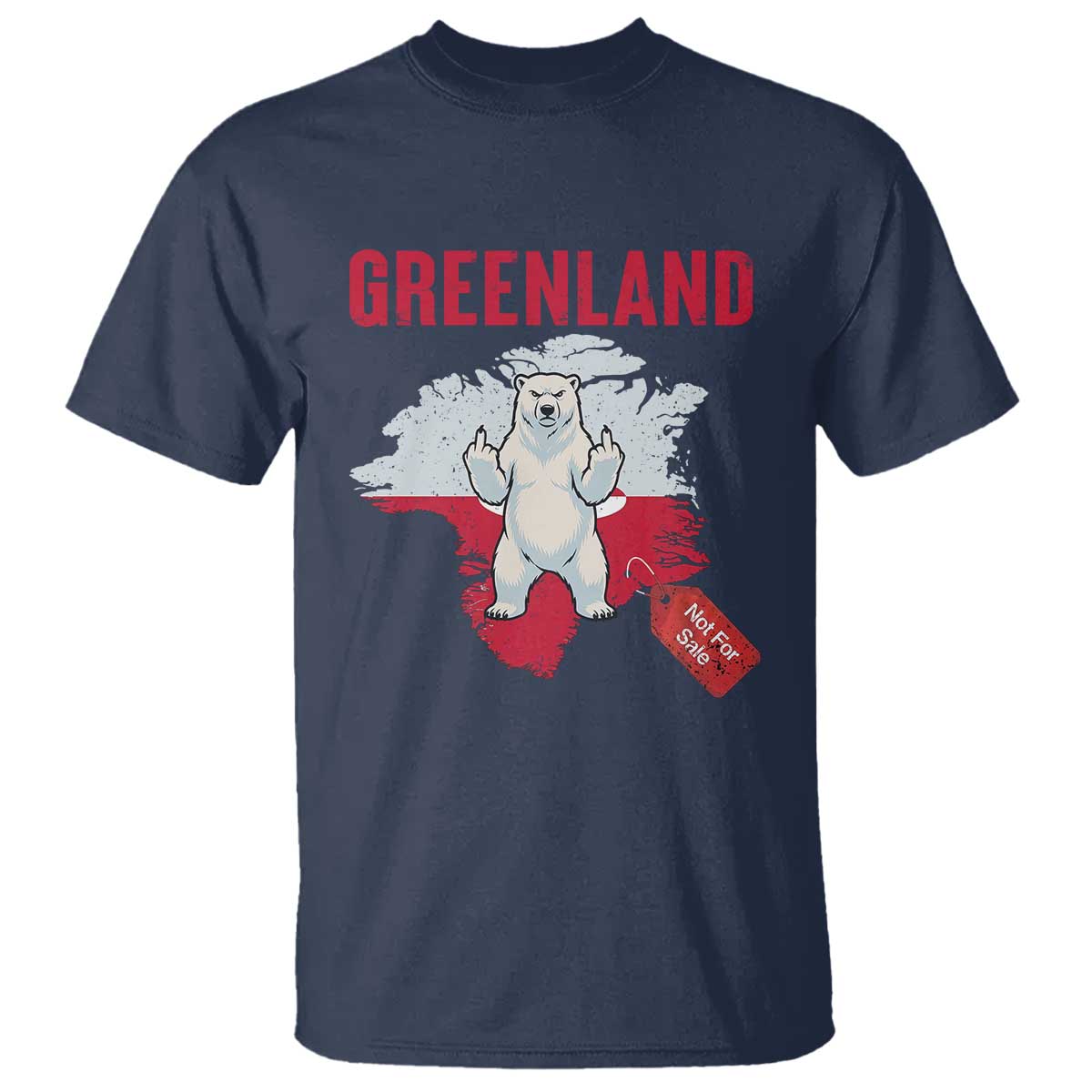 Greenland Is Not For Sale T Shirt Support Greenlander Gift
