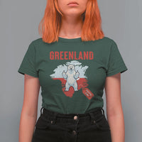 Greenland Is Not For Sale T Shirt For Women Support Greenlander Gift